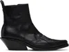 Ann Demeulemeester Black Heimo Ankle Boots In Black