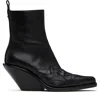 Ann Demeulemeester Larisa Pointy Ankle Boots In Black