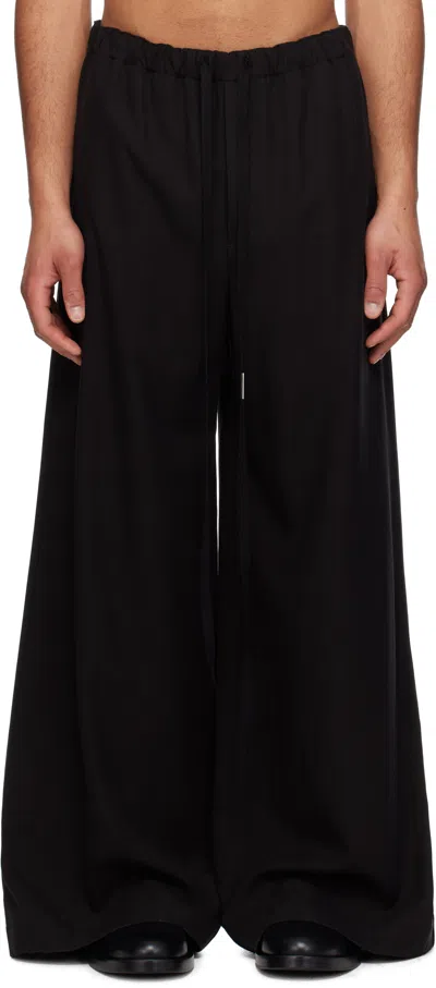 Ann Demeulemeester Black Ibert Lounge Trousers