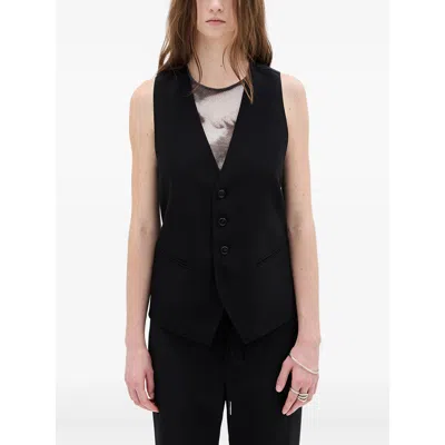 Ann Demeulemeester Waistcoat In Black