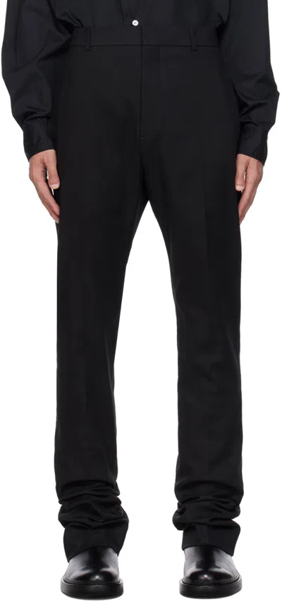 Ann Demeulemeester Black Jo Trousers In 099 Black
