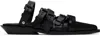 Ann Demeulemeester Black Kalla Pointy Mules In 099 Black