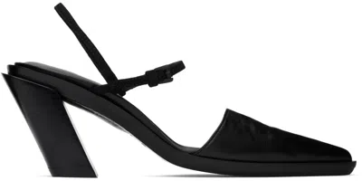 Ann Demeulemeester Black Kyara Mules In 099 Black
