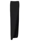 Ann Demeulemeester Black Leather Skirt In Black
