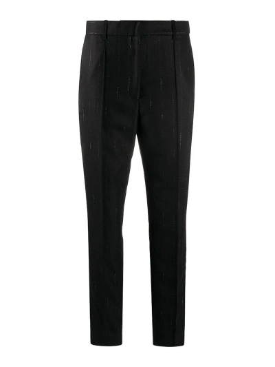 Ann Demeulemeester Black Low-waist Trousers