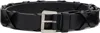 Ann Demeulemeester Black Madde Crossover Belt In Black