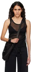 Ann Demeulemeester Black Mara Tank Top In 099 Black