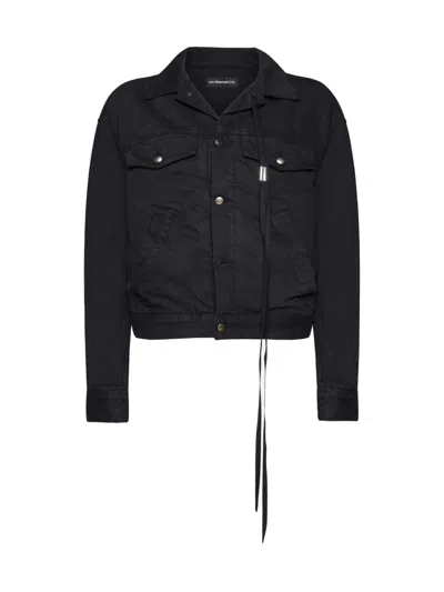 ANN DEMEULEMEESTER BLACK MARTHE DENIM JACKET