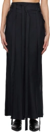 Ann Demeulemeester Black Nola Maxi Skirt In 098 Off Black