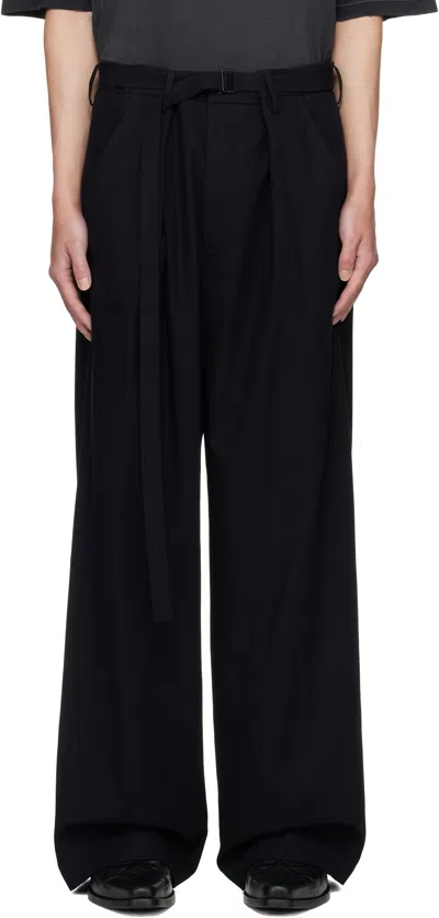 Ann Demeulemeester Norulf Workwear Trousers In Black