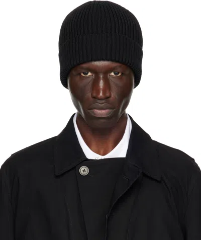 Ann Demeulemeester Black Orsin Comfort Beanie