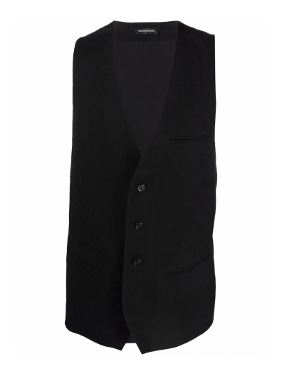 Ann Demeulemeester Black Oversize Waistcoat