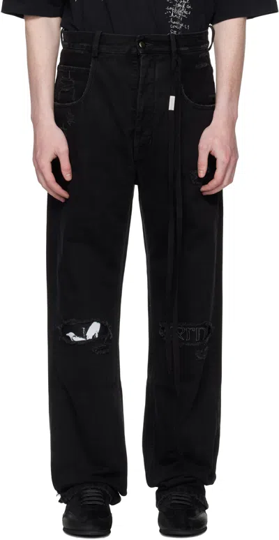 Ann Demeulemeester Black Ronald 5 Pocket Comfort Jeans