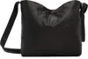 Ann Demeulemeester Black Runa Medium Soft Shoulder Bag In Black