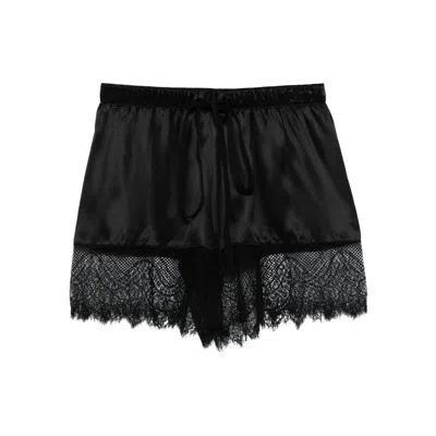 ANN DEMEULEMEESTER BLACK SHORTS