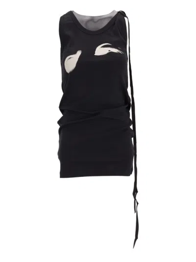 Ann Demeulemeester Black Sleeveless Top