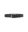 Ann Demeulemeester Black Solid Adjustable Belt In Black