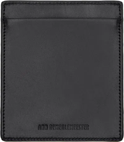 Ann Demeulemeester Black Squared Card Holder