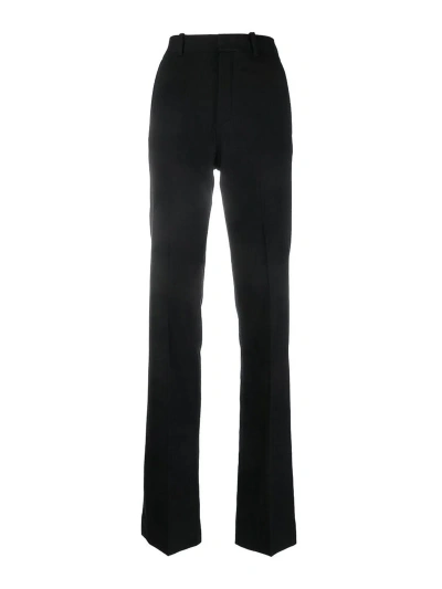 Ann Demeulemeester Black Tailored-cut Trousers