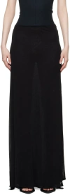 Ann Demeulemeester Black Tana Maxi Skirt In 099 Black