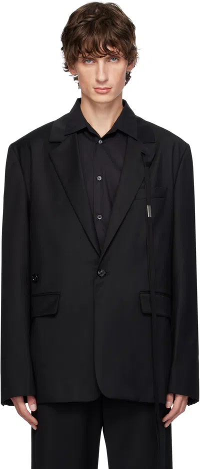 Ann Demeulemeester Black Den Slouchy Blazer