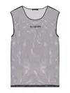 Ann Demeulemeester Black Till The End Sleeveless Top In Black