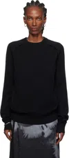 Ann Demeulemeester Black Ulu Cut-out Sweater In Black