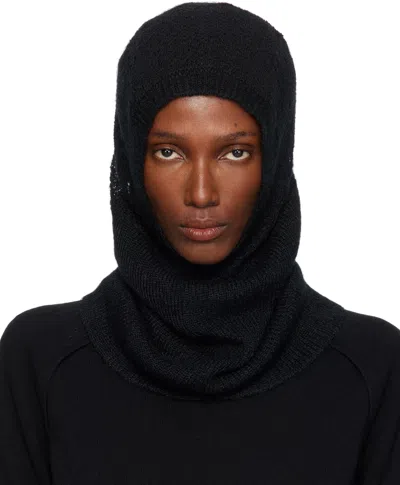 Ann Demeulemeester Black Vali Balaclava