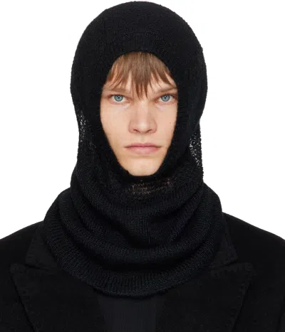 Ann Demeulemeester Black Vali Balaclava