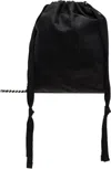 Ann Demeulemeester Black Vide Soft Medium Bag In 099 Black