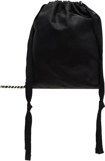 Ann Demeulemeester Black Vide Soft Medium Bag In 099 Black