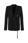 Ann Demeulemeester Long Sleeved Suit Jacket In 099