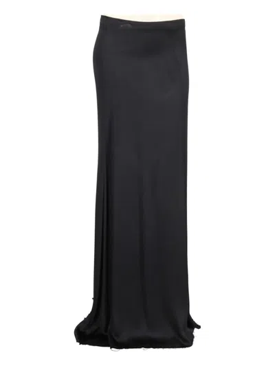 Ann Demeulemeester Black Zita Long A Line Skirt