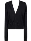 Ann Demeulemeester Zofia Asymmetric Clousure Cardigan In Black