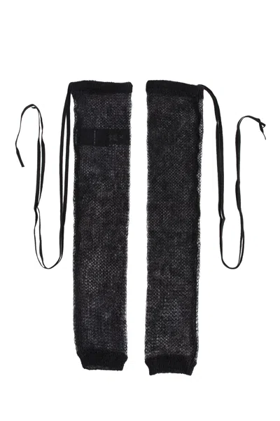 Ann Demeulemeester Blasius Leg Warmers In Black