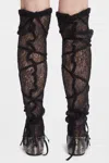 Ann Demeulemeester Blasius Leg Warmers In Black