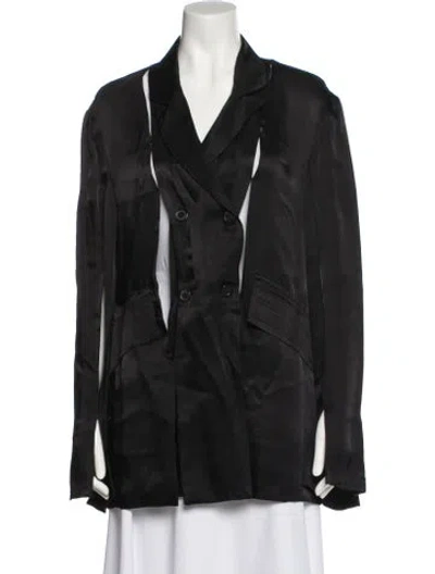 Pre-owned Ann Demeulemeester Blazer In Black