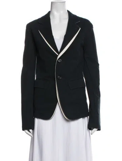 Pre-owned Ann Demeulemeester Blazer In Blue