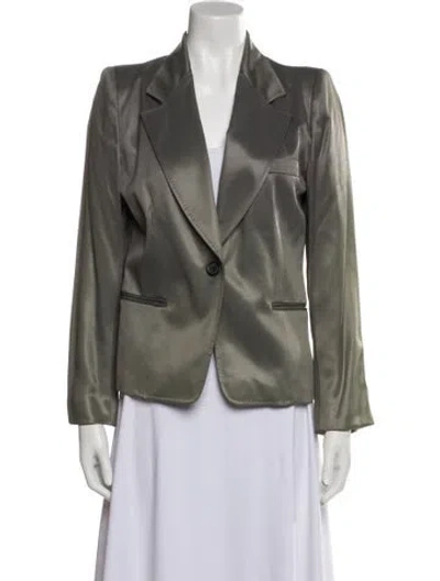 Pre-owned Ann Demeulemeester Blazer In Gray