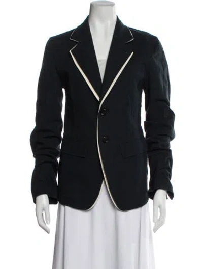Pre-owned Ann Demeulemeester Blazer In Green