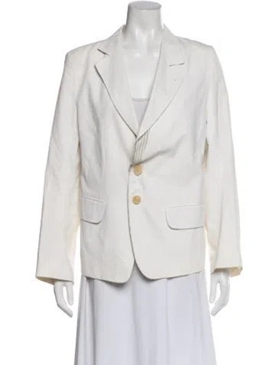 Pre-owned Ann Demeulemeester Blazer In Neutral