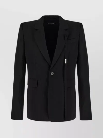 ANN DEMEULEMEESTER BLAZER VISCOSE BLEND CENTRAL SLIT