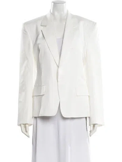 Pre-owned Ann Demeulemeester Blazer In White