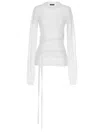 Ann Demeulemeester Suéter Cuello Redondo - Blanco In White