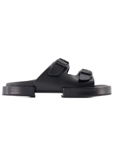Ann Demeulemeester Block Henri Sandals - Black - Leather