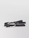 Ann Demeulemeester Bobby Double Belt With Big Metal Ring