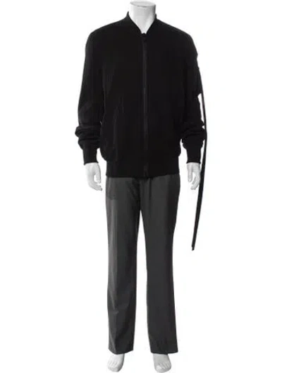 Pre-owned Ann Demeulemeester Bomber Jacket In Black