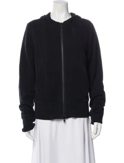 Pre-owned Ann Demeulemeester Bomber Jacket In Blue