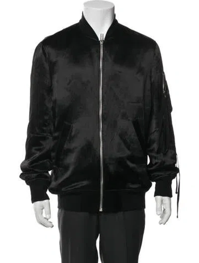 Pre-owned Ann Demeulemeester Bomber Jacket In Green