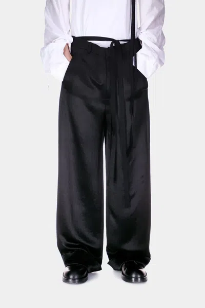 Ann Demeulemeester Bonne Slouchy Trousers In Blue